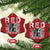 Red Friday Christmas Ornament R.E.D Until They All Come Home Support Troops Military Combat Boots - Wonder Print Shop