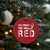 Red Friday Christmas Ornament R.E.D On Friday We Wear Red Support American Troops - Wonder Print Shop