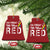 Red Friday Christmas Ornament R.E.D On Friday We Wear Red Support American Troops - Wonder Print Shop