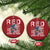 Red Friday Christmas Ornament R.E.D Remember Everyone Deployed American Flag Messy Bun - Wonder Print Shop