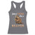 Funny Beaver Racerback Tank Top Save A Tree Eat A Beaver