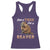 Funny Beaver Racerback Tank Top Save A Tree Eat A Beaver