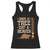 Funny Save A Tree Eat A Beaver Racerback Tank Top Hunting Beavers Hunter