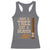 Funny Save A Tree Eat A Beaver Racerback Tank Top Hunting Beavers Hunter