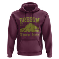 Beaver State Oregon Hoodie Est 1859 Vintage Flag