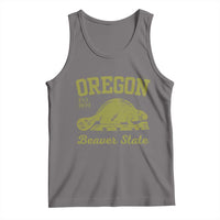 Beaver State Oregon Tank Top Est 1859 Vintage Flag