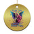 Fairy Skeleton Christmas Ornament In My Next Life I Want To Be The Karma Colorful Rose Angel Skull - Wonder Print Shop