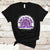 Alzheimer's Awareness T Shirt In June We Wear Purple Alzheimer's Awareness Purple Rainbow - Wonder Print Shop