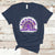 Alzheimer's Awareness T Shirt In June We Wear Purple Alzheimer's Awareness Purple Rainbow - Wonder Print Shop