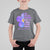 Alzheimer's Awareness T Shirt For Kid You May Not Remember But I Will Never Forget Support Squad Alzheimer's Warrior Forget-me-not - Wonder Print Shop