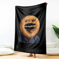 Funny Sonion Ring Cursed Meme Graphic Throw Blanket Surreal Deep Fried Onion Ring Joke
