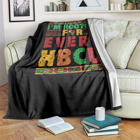 I’m Rooting for Every HBCU Throw Blanket Pan African Pride College Support Statement