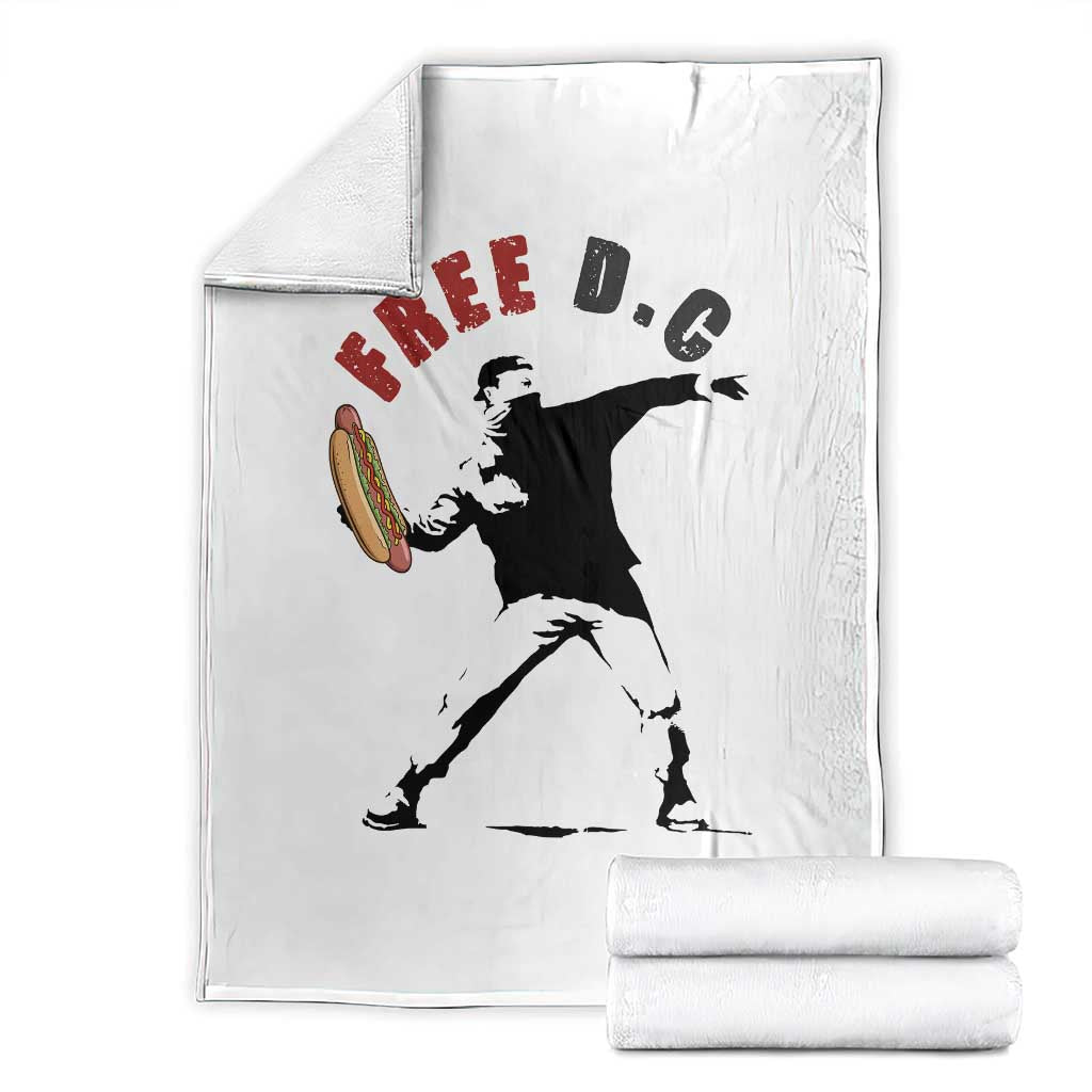 Free DC Sandwich Toss Throw Blanket Washington DC Political Satire - Wonder Print Shop