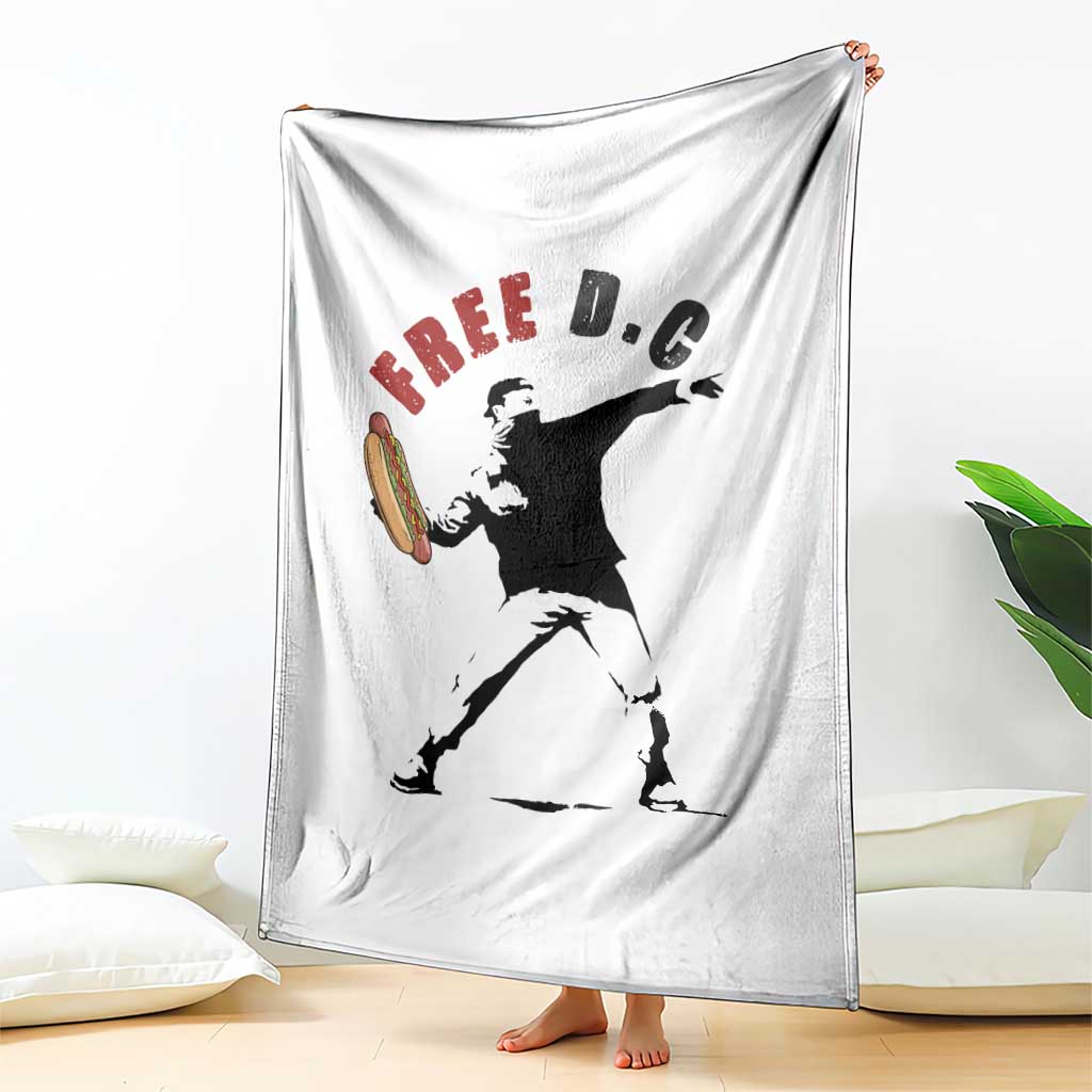 Free DC Sandwich Toss Throw Blanket Washington DC Political Satire - Wonder Print Shop