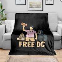Free DC Sandwich Guy Throw Blanket Washington DC Pride Political Satire - Wonder Print Shop
