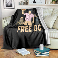 Free DC Sandwich Guy Throw Blanket Washington DC Pride Political Satire - Wonder Print Shop