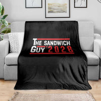 The Sandwich Guy 2028 Throw Blanket Political Parody - Wonder Print Shop