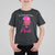 Breast Cancer Awareness T Shirt For Kid In October We Wear Pink Afro Girl - Wonder Print Shop