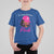 Breast Cancer Awareness T Shirt For Kid In October We Wear Pink Afro Girl - Wonder Print Shop