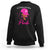 Breast Cancer Awareness Sweatshirt In October We Wear Pink Afro Girl - Wonder Print Shop