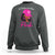 Breast Cancer Awareness Sweatshirt In October We Wear Pink Afro Girl - Wonder Print Shop