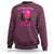 Breast Cancer Awareness Sweatshirt In October We Wear Pink Afro Girl - Wonder Print Shop