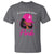 Breast Cancer Awareness T Shirt In October We Wear Pink Afro Girl - Wonder Print Shop