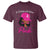 Breast Cancer Awareness T Shirt In October We Wear Pink Afro Girl - Wonder Print Shop