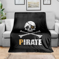 Funny Pirate Pi Cryptocurrency Throw Blanket Crypto Coins Blockchain Mining - Wonder Print Shop