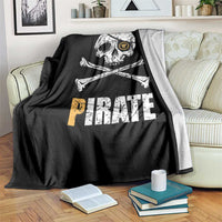 Funny Pirate Pi Cryptocurrency Throw Blanket Crypto Coins Blockchain Mining - Wonder Print Shop
