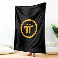Pi Cryptocurrency Throw Blanket Crypto Coins Network - Wonder Print Shop