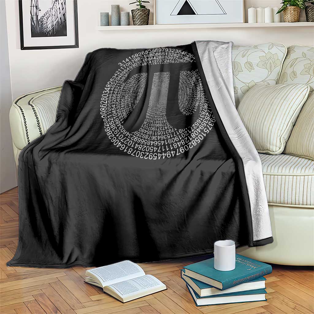 Funny Number Pi Throw Blanket Pi 3.14 Pi Number Symbol Math Science Gift - Wonder Print Shop