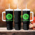 Traumatic Brain Injury Awareness Tumbler With Handle TBI We Fight Together Green Sunflower