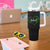 Traumatic Brain Injury Awareness Tumbler With Handle TBI Believe Butterflies