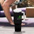 Traumatic Brain Injury Awareness Tumbler With Handle TBI Warrior Heartbeat Green Ribbon