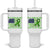 Traumatic Brain Injury Awareness Tumbler With Handle Not All Wounds Are Visible TBI Warrior American Flag