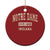 Classic Notre Dame Indiana Christmas Ornament Est 1842 IN Retro Vintage Varsity - Wonder Print Shop