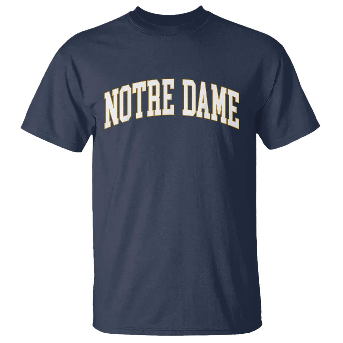 Classic Notre Dame Indiana T Shirt Retro Vintage Varsity Throwback Design - Wonder Print Shop