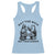 Funny Raccoon Possum Meme Racerback Tank Top Eat The Rich Not Their Scraps Sarcasm Retro Minimalist