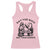 Funny Raccoon Possum Meme Racerback Tank Top Eat The Rich Not Their Scraps Sarcasm Retro Minimalist