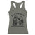 Funny Raccoon Possum Meme Racerback Tank Top Eat The Rich Not Their Scraps Sarcasm Retro Minimalist