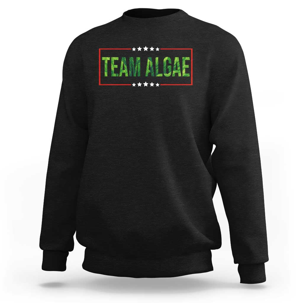 Team Algae Satire Sweatshirt Funny Lincoln Memorial Reflecting Pool Meme Parody