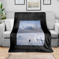 Funny Nihilist Penguin But Why Meme Throw Blanket Existential Arctic Scene Icy Wilderness Quiet Thinkers