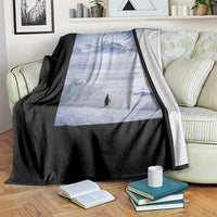Funny Nihilist Penguin But Why Meme Throw Blanket Existential Arctic Scene Icy Wilderness Quiet Thinkers
