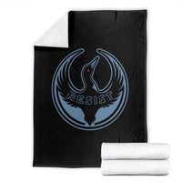 Minnesota Resist Loon Rebellion Emblem Throw Blanket