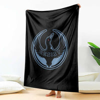 Minnesota Resist Loon Rebellion Emblem Throw Blanket