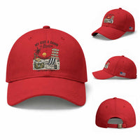 My Give A Damn Is Broken Funny Retirement Graphic Baseball Cap Beach Vacation IDGAF Chill Mode No Problem