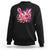 Breast Cancer Awareness Sweatshirt Hummingbird Pink Ribbon Support - Wonder Print Shop