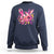 Breast Cancer Awareness Sweatshirt Hummingbird Pink Ribbon Support - Wonder Print Shop