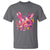 Breast Cancer Awareness T Shirt Hummingbird Pink Ribbon Support - Wonder Print Shop